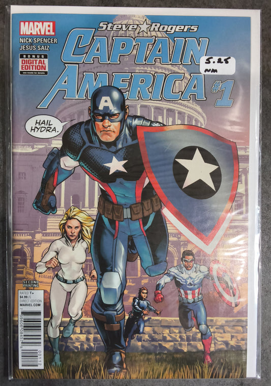Captain America: Steve Rogers #01 2nd Print