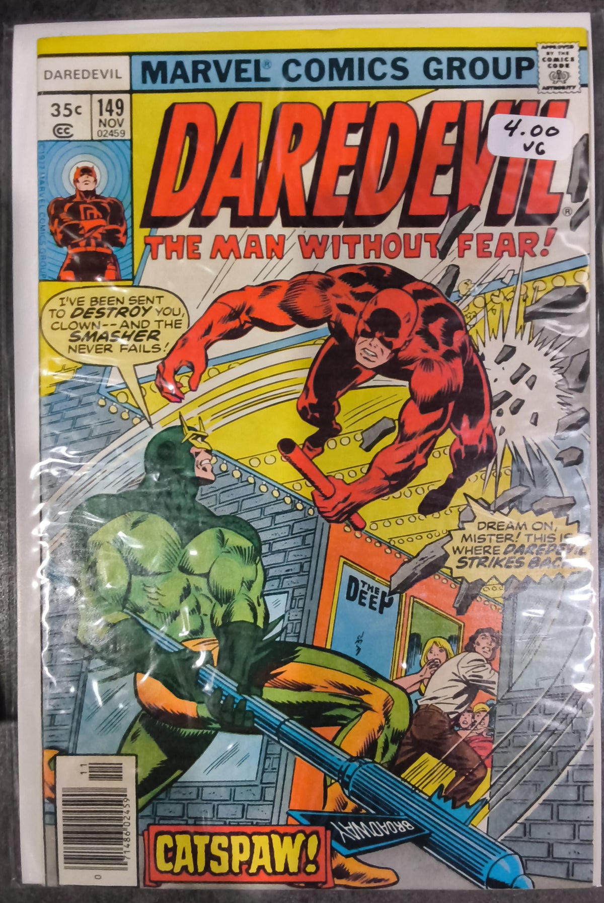 Daredevil Vol 1 #149 Newsstand Edition (VG)