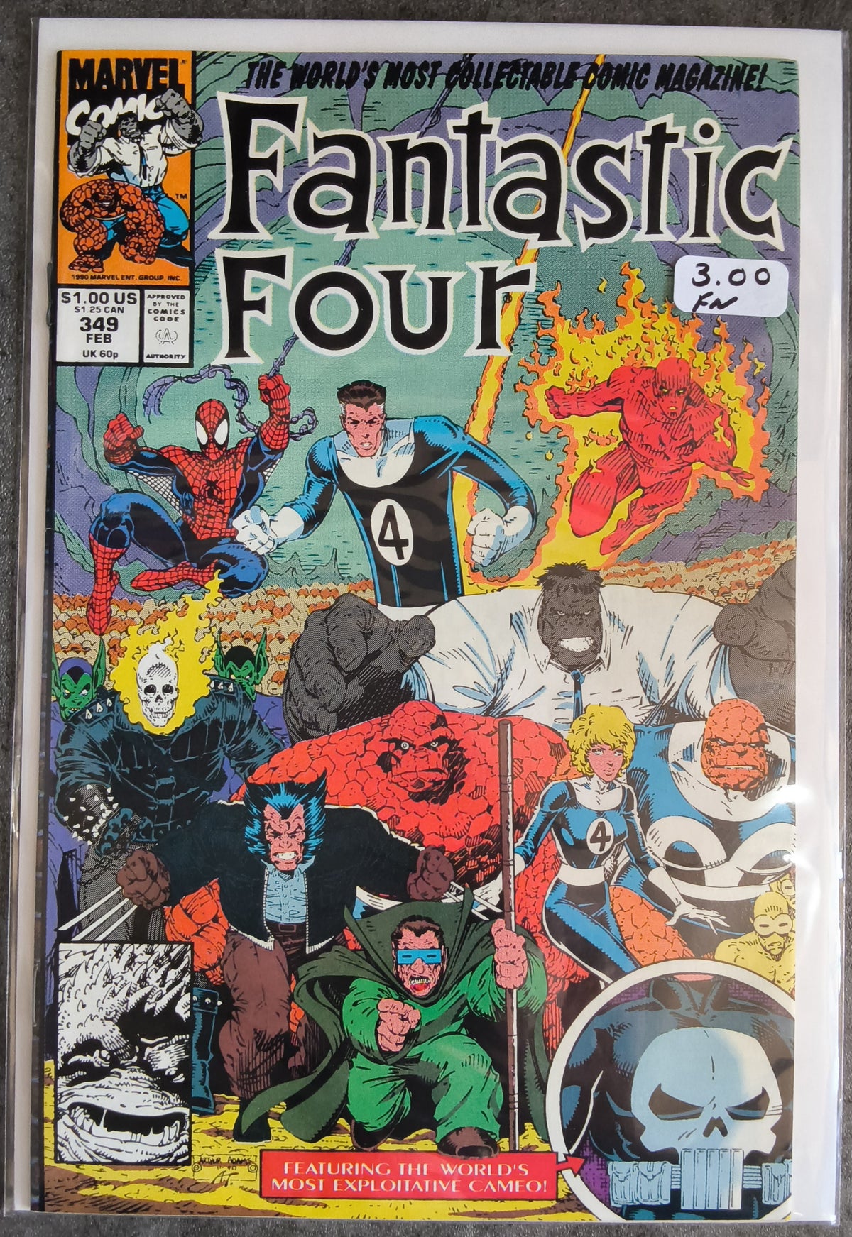 Fantastic Four Vol1 #349 Direct Edition (FN)