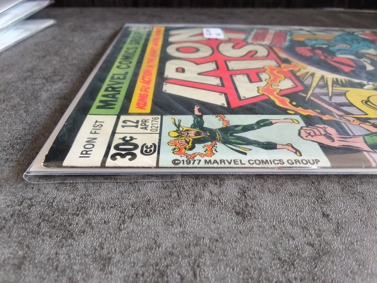 Iron Fist Vol 1 #12  Newsstand Edition (VG)