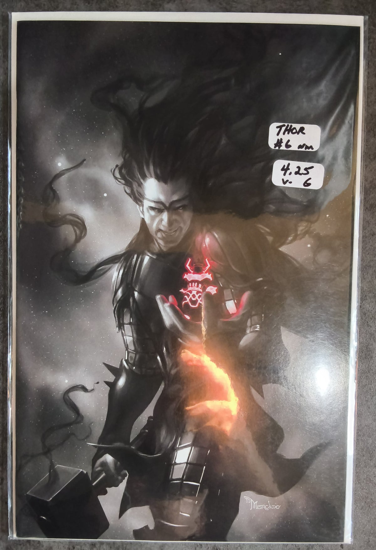 Thor Vol6 #06 Miguel Mercado Unknown Comics Virgin Variant Cover