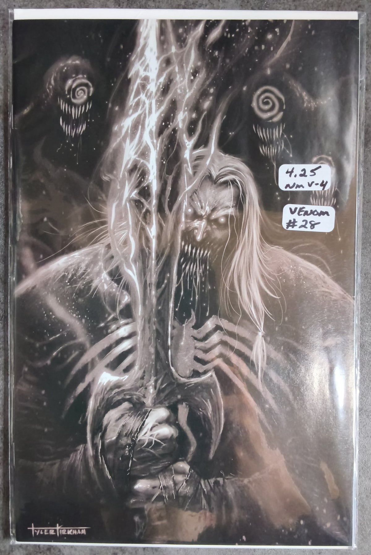Venom Vol 4 #28 Tyler Kirkham Unknown Comics Virgin Variant Cover