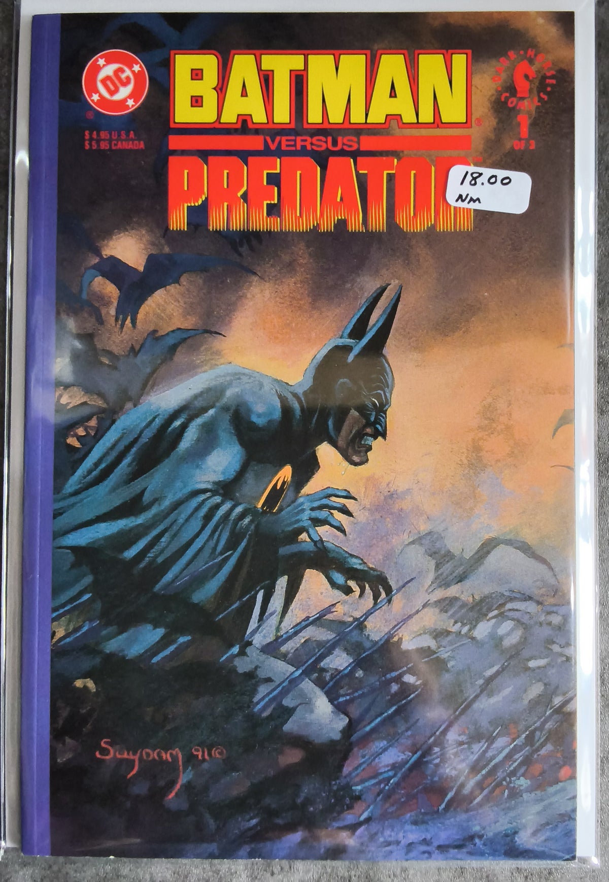 Batman Versus Predator Vol 1 #1 Prestige Edition Batman Cover