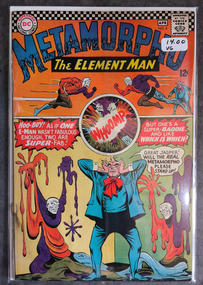 Metamorpho The Element Man Vol 1 #05 (VG)