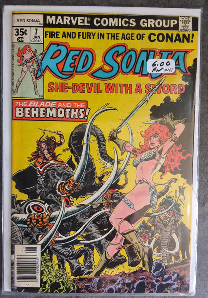 Red Sonja Vol 1 #07 Newsstand Edition (FN)