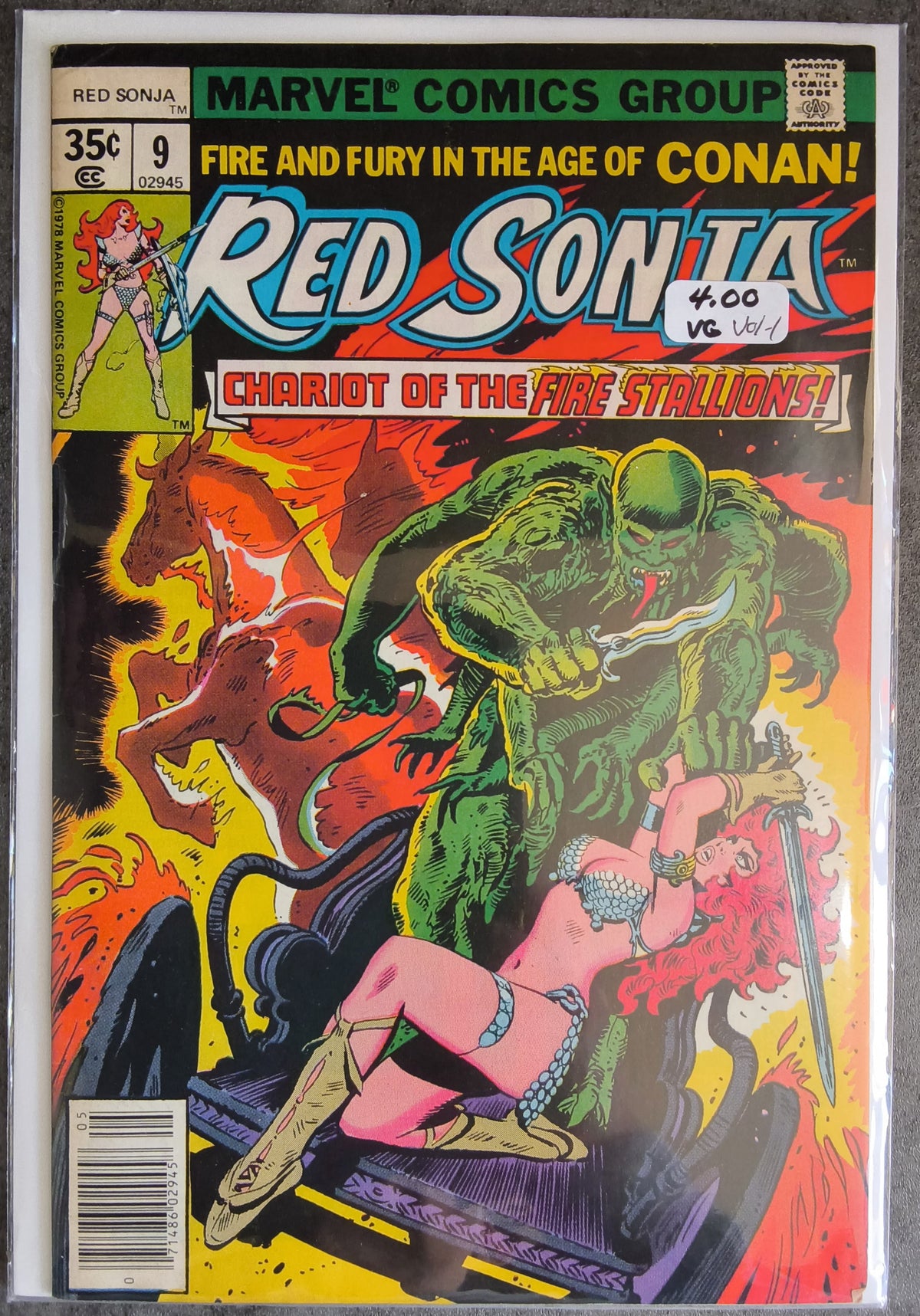 Red Sonja Vol 1 #09 Newsstand Edition (VG)