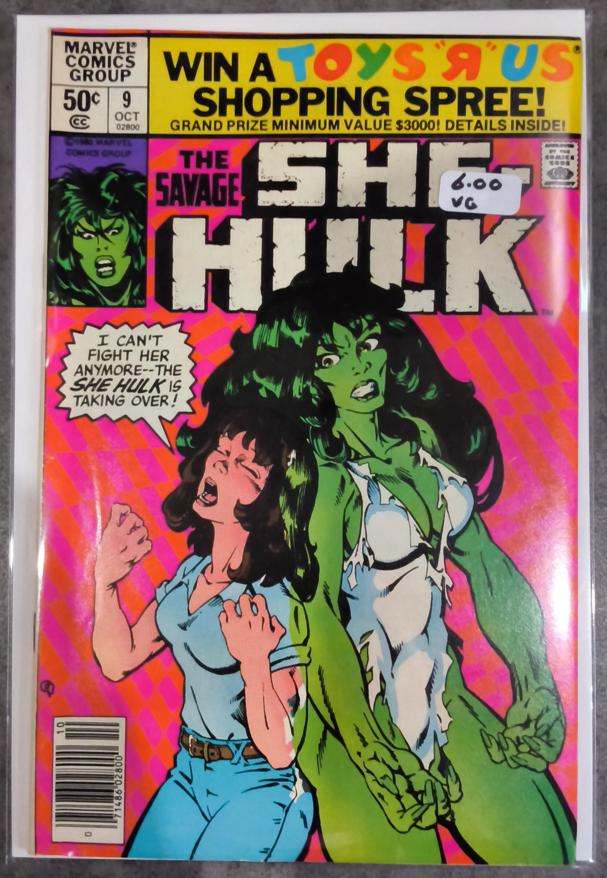Savage She-Hulk Vol 1 #09 Newsstand Edition (VG)