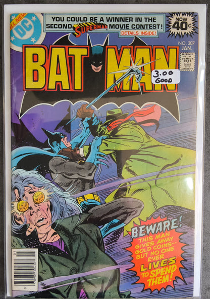 Batman Vol 1 #307 Newsstand Edition (GD)