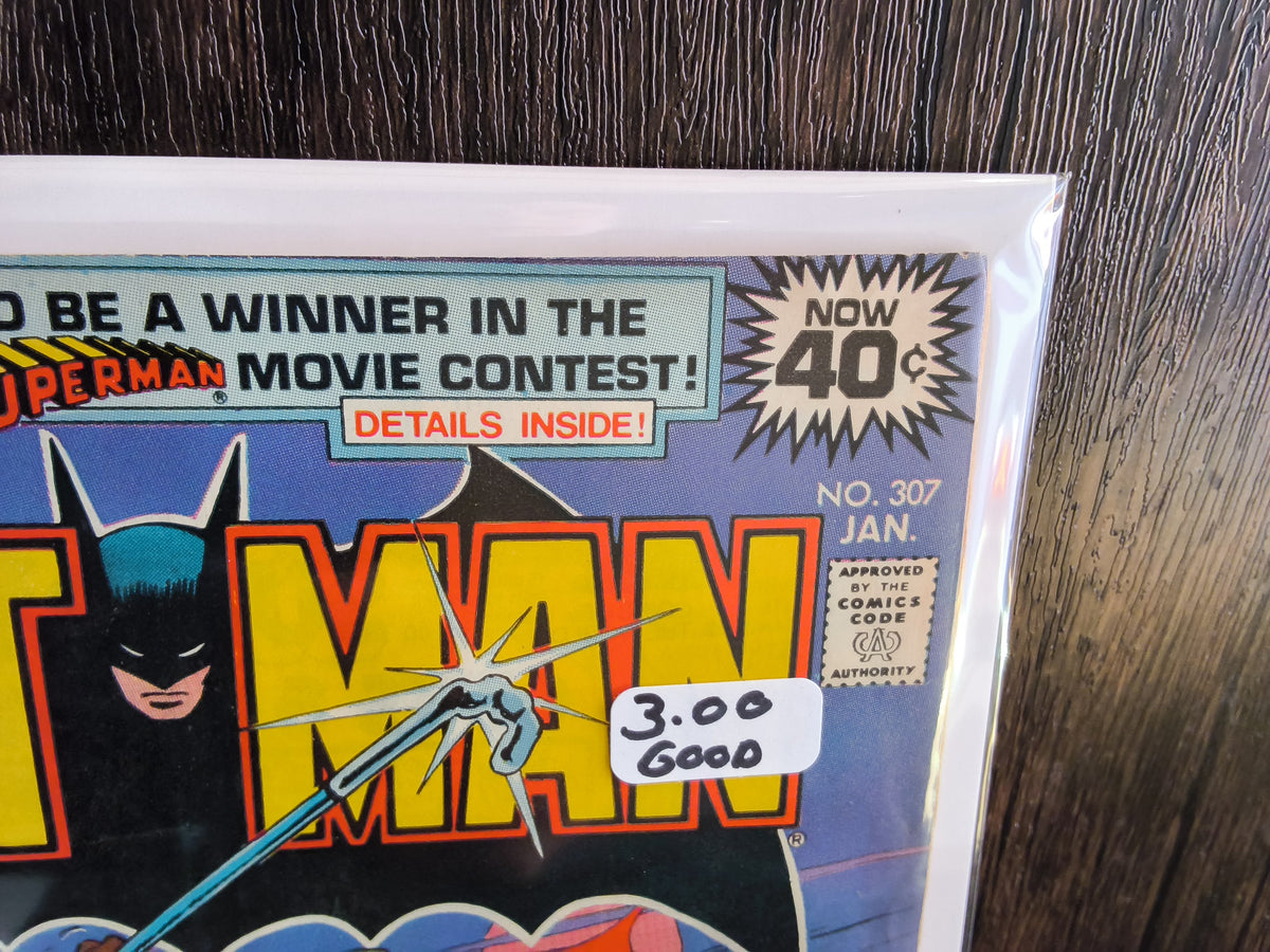 Batman Vol 1 #307 Newsstand Edition (GD)