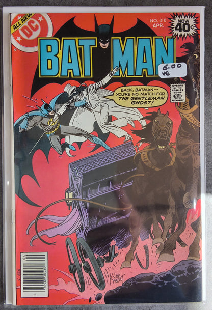 Batman Vol 1 #310 Newsstand Edition (VG)