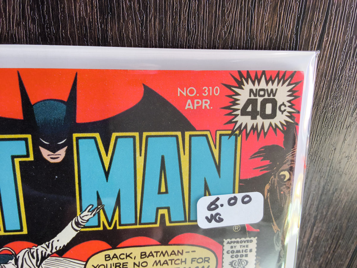 Batman Vol 1 #310 Newsstand Edition (VG)