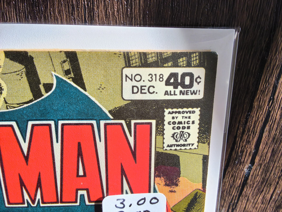 Batman Vol 1 #318 Newsstand Edition (GD)
