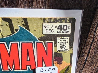 Batman Vol 1 #318 Newsstand Edition (GD)