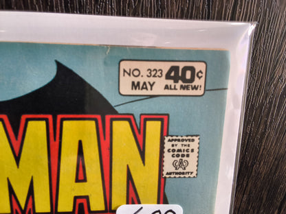 Batman Vol 1 #323 Newsstand Edition (VG)