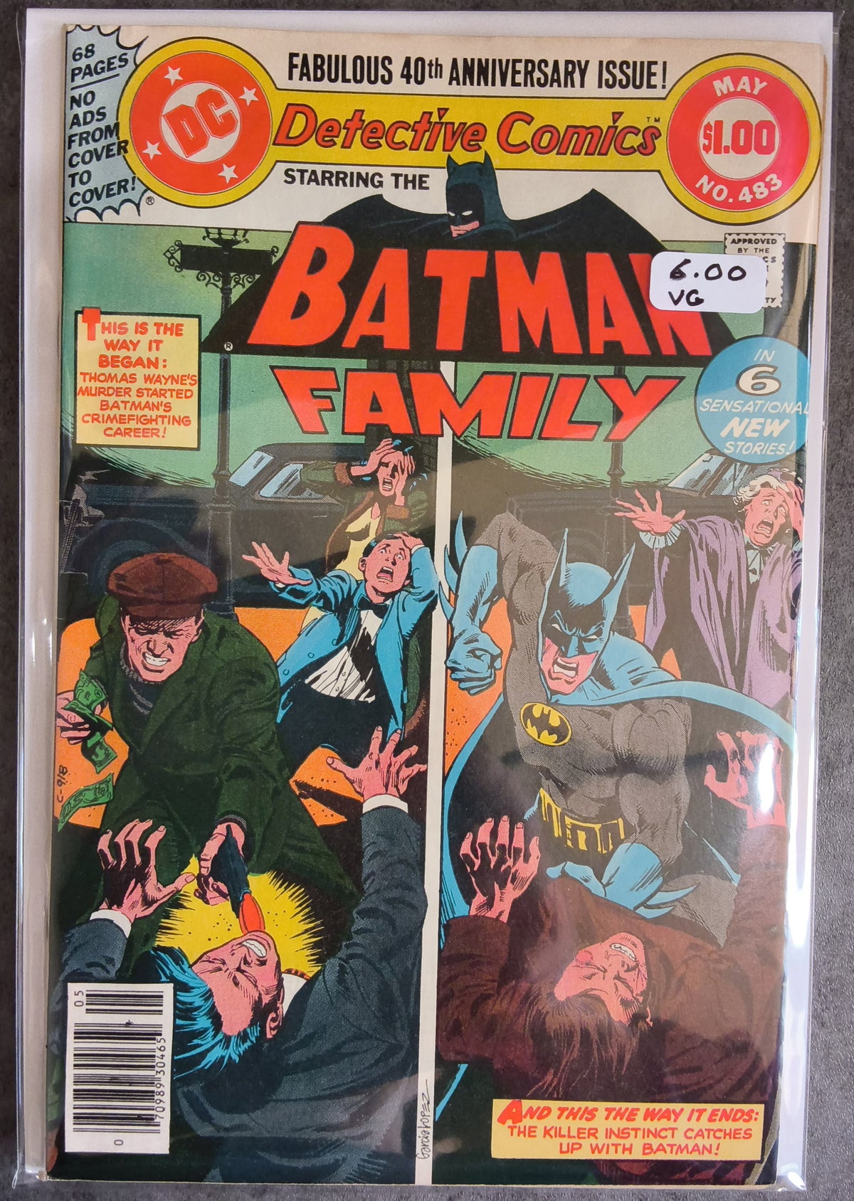 Detective Comics Vol 1 #483 Newsstand Edition (VG)