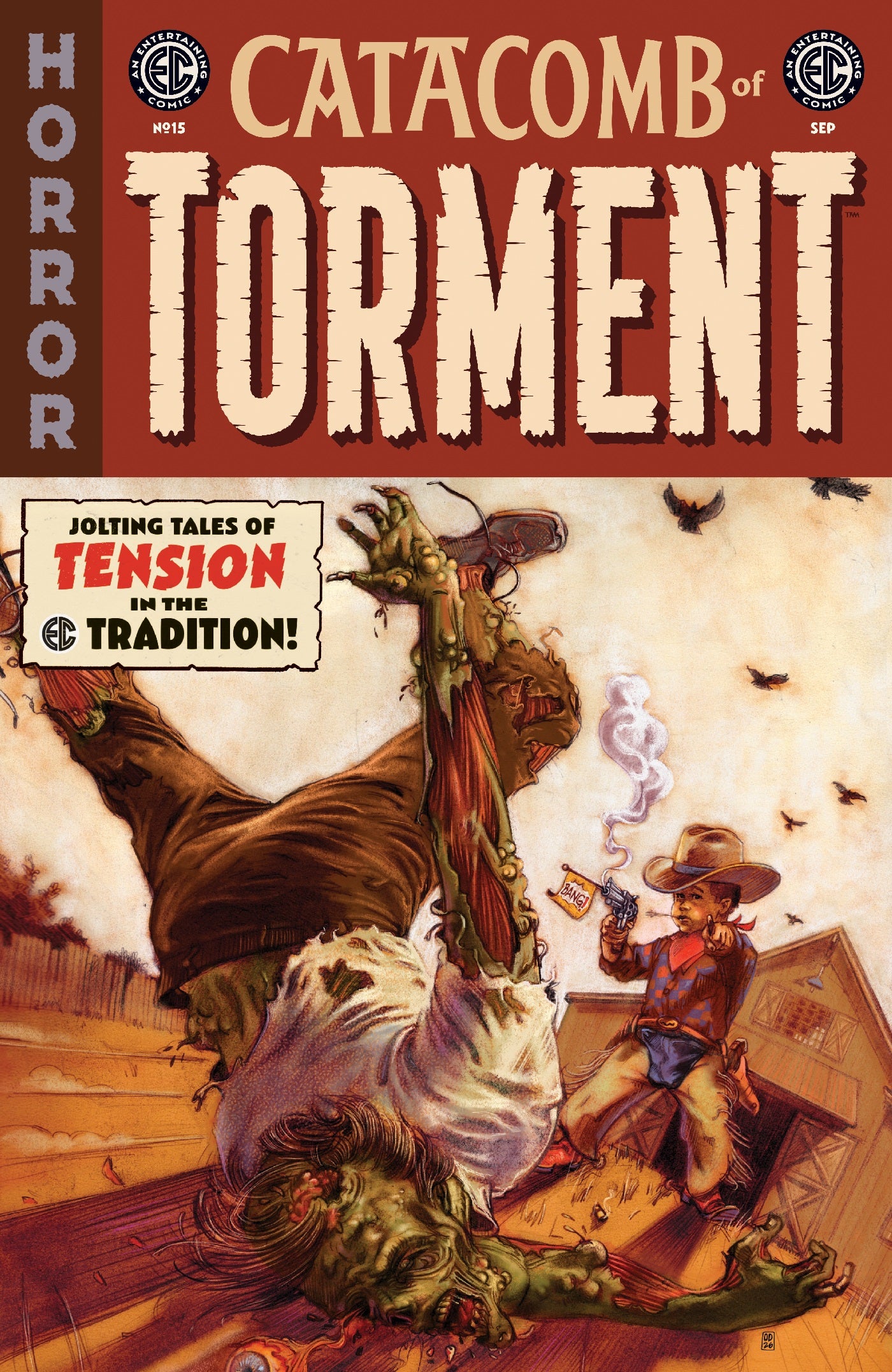EC CATACOMB OF TORMENT #15 COVER A OLIVER DOMINGUEZ