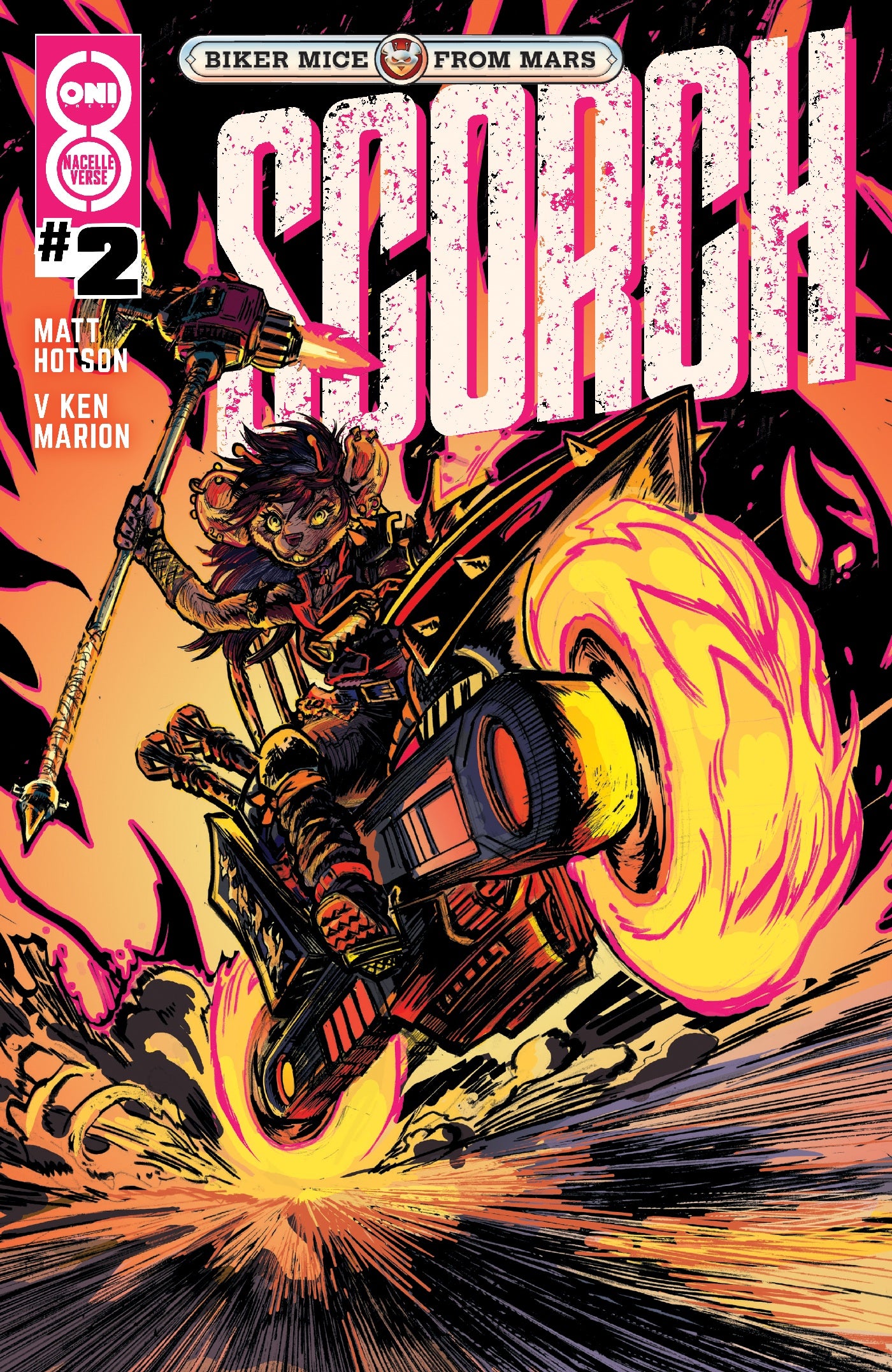 BIKER MICE FROM MARS SCORCH #2 COVER B VICTOR ALPI VARIANT