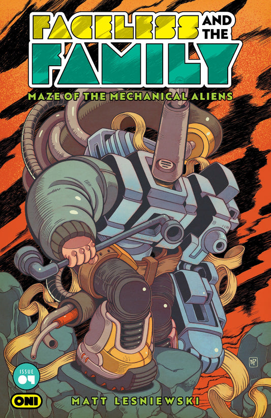 FACELESS AND THE FAMILY MAZE OF THE MECHANICAL ALIENS #4 COVER B BILLY FOWLER VARIANT