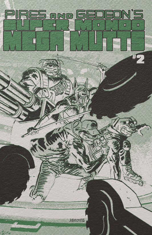 SUPER MONDO MEGA MUTTS #2 COVER E ALEX DIOTTO FOIL VARIANT