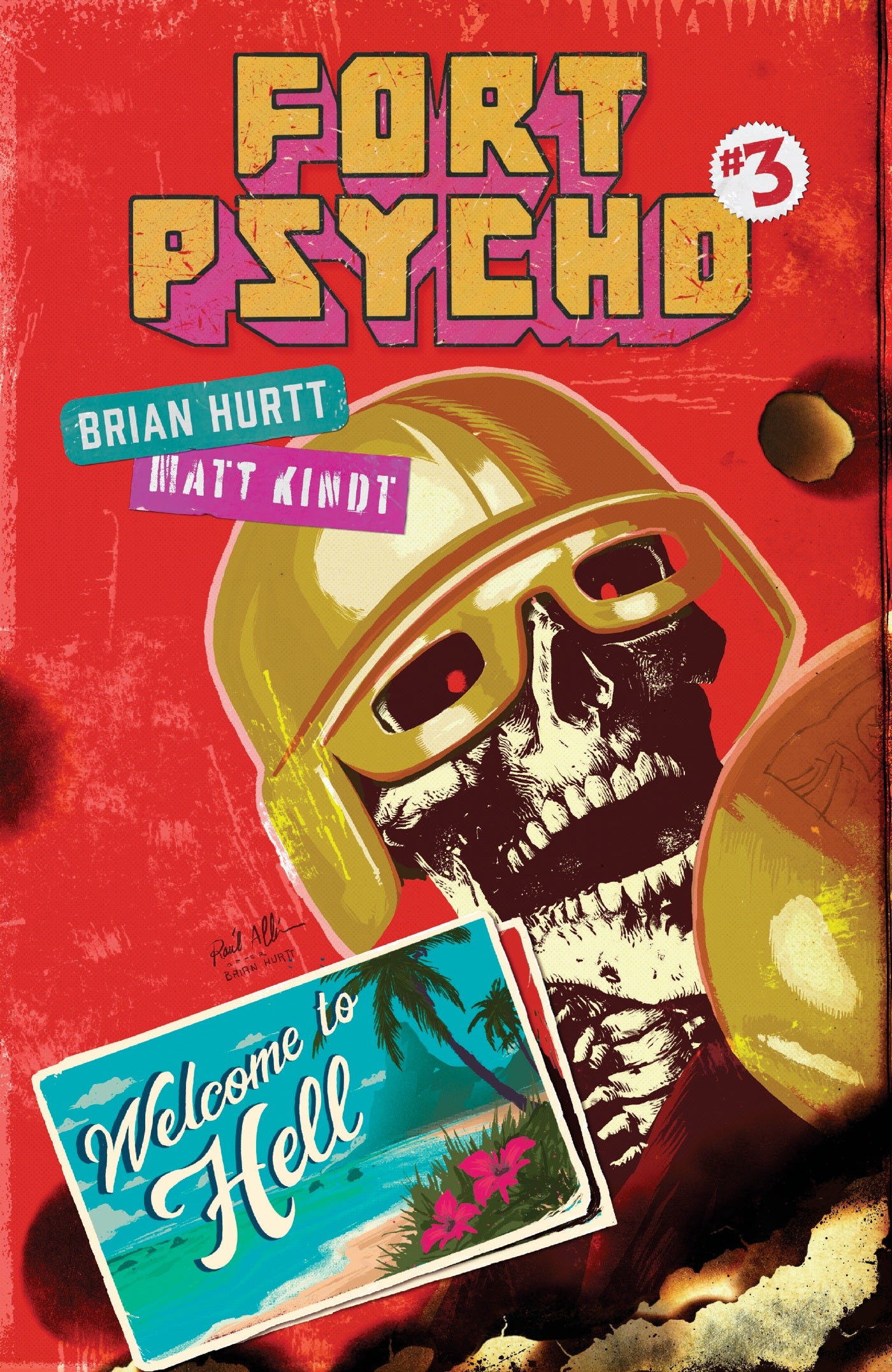 FORT PSYCHO #3 COVER C RAUL ALLEN VARIANT