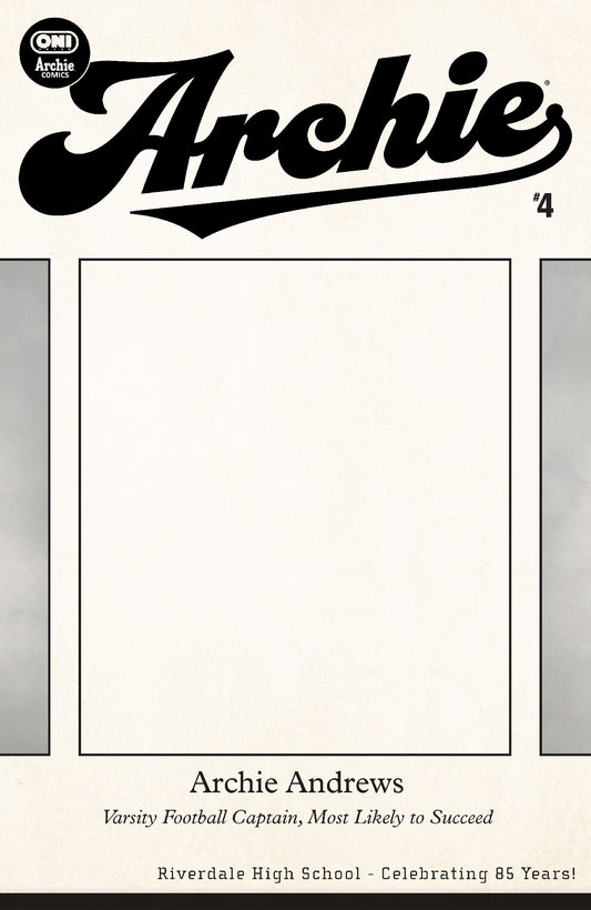 Archie #4 (85th Anniversary Issue) Cover F Riverdale Yearbook Blank Sketch Variant