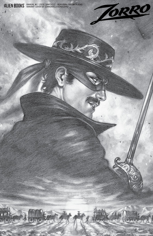 Zorro Annual #1 Variant D (Bonacorsi B&W)