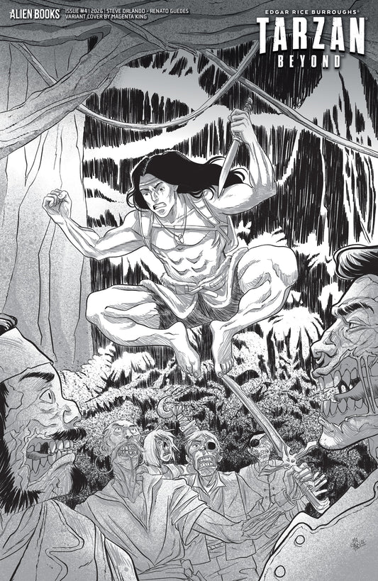 Tarzan Beyond #4 Variant D (King B&W)
