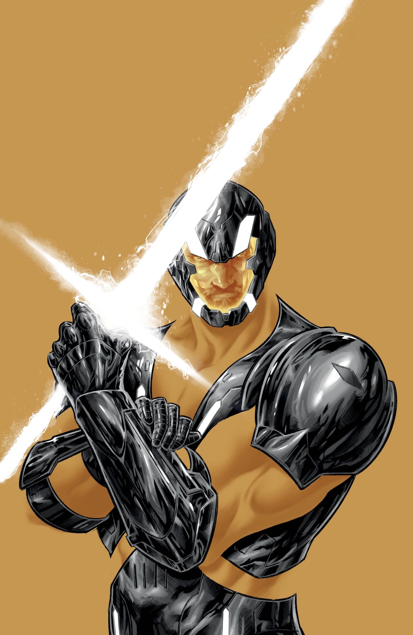 X-O Manowar: Black, White & Gold #1 Variant C (Fajardo Full Art)