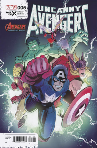Uncanny Avengers Vol 4 #5 Nik Virella Avengers 60th Anniversary Variant Cover