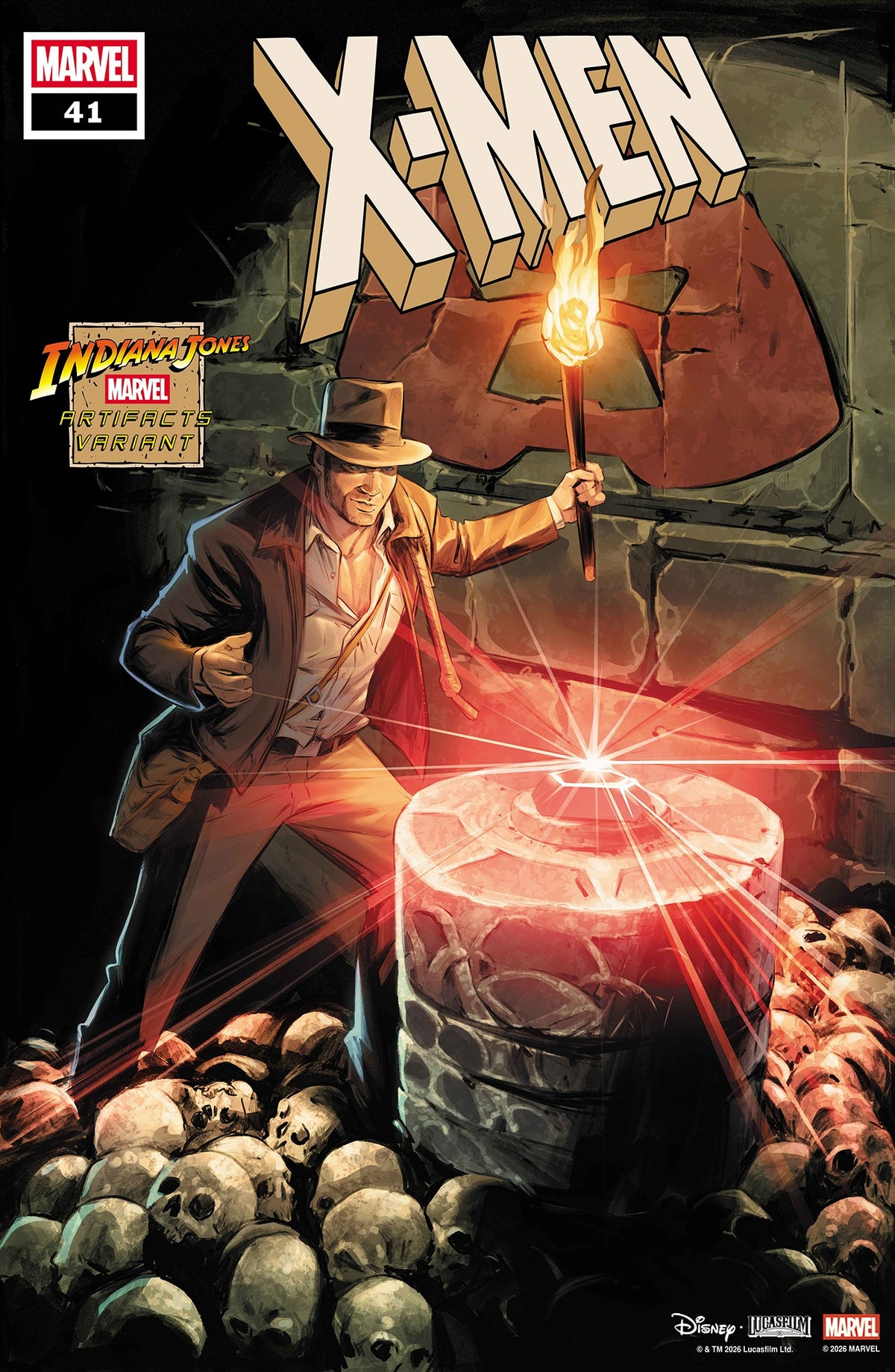 X-MEN #41 CARMEN CARNERO INDIANA JONES MARVEL ARTIFACT VARIANT [DNX]