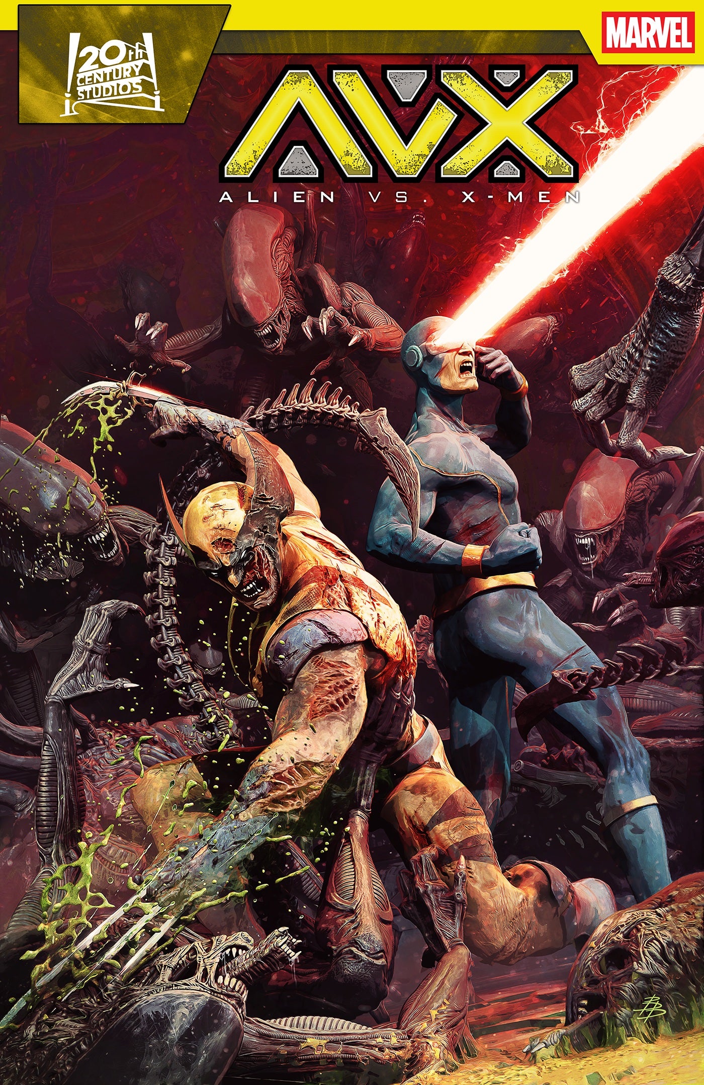 ALIEN VS. X-MEN #1 BJORN BARENDS VARIANT