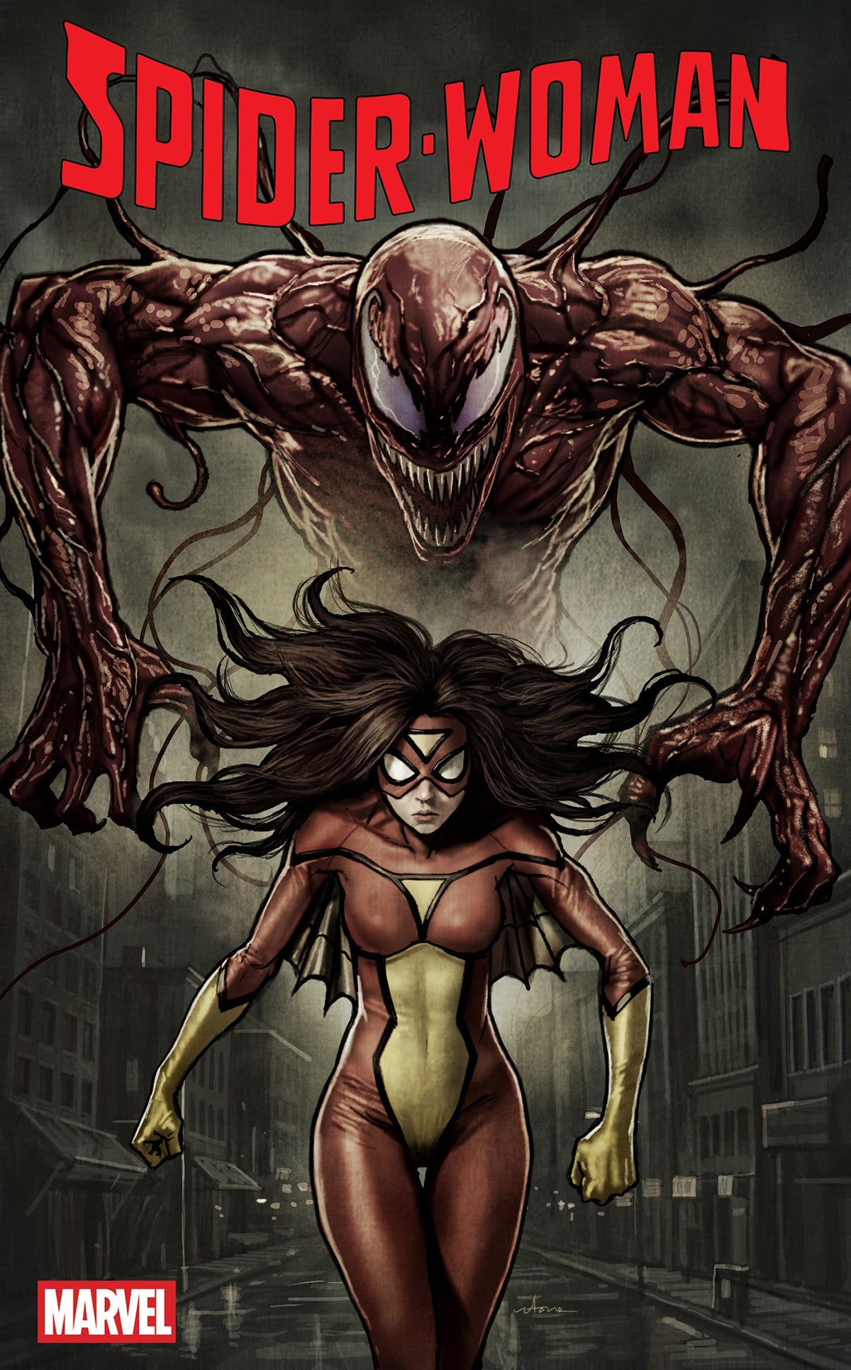 SPIDER-WOMAN #1 COVER C STONEHOUSE NOIR VARIANT