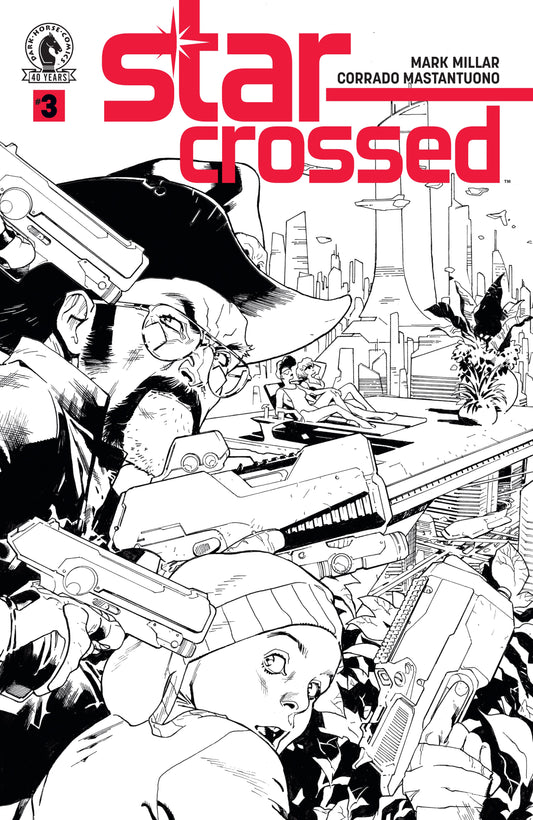 Star-Crossed #3 (COVER B) (B&W) (Stuart Immonen)