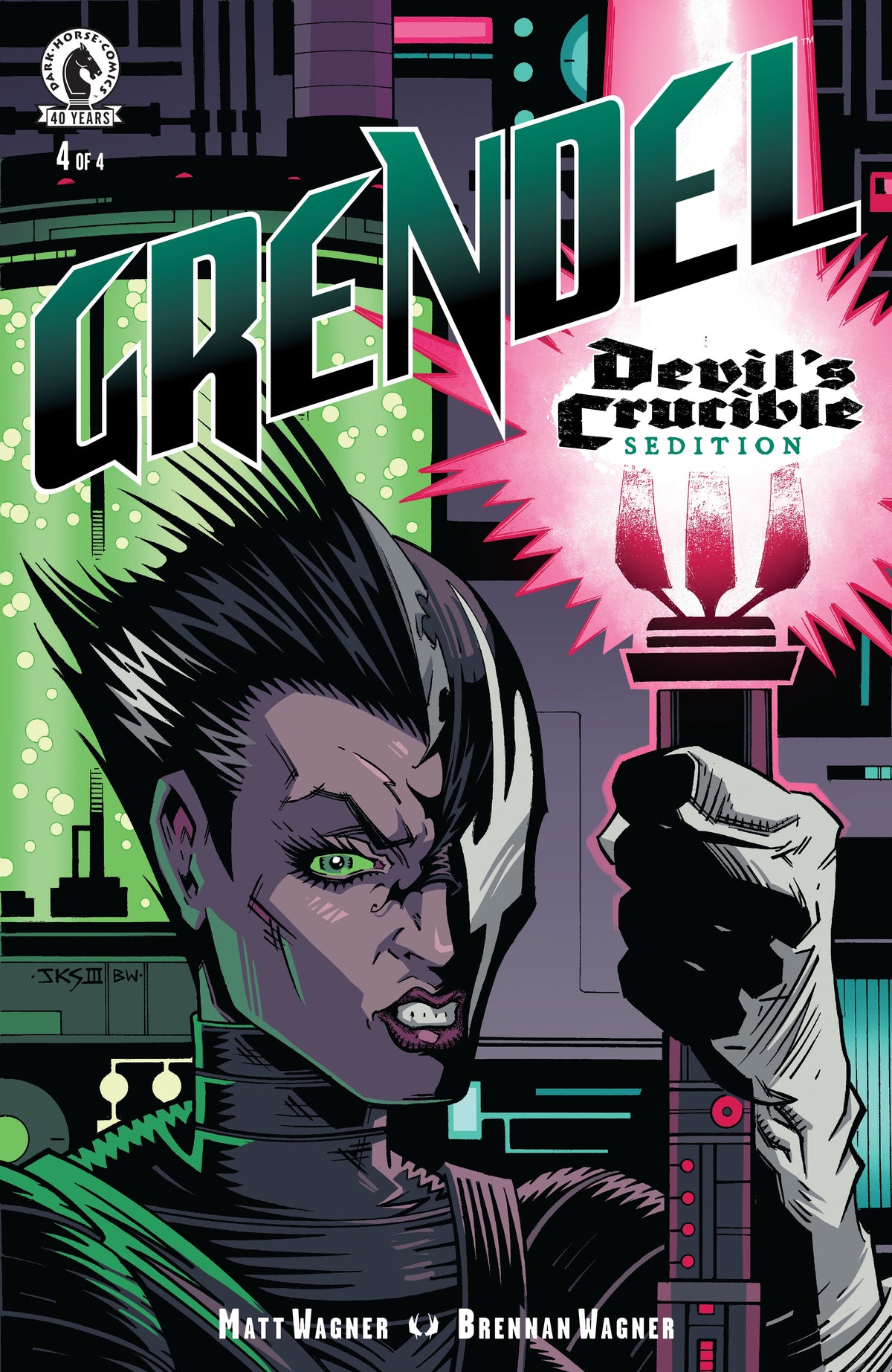 Grendel: Devil's Crucible--Sedition #4 (COVER B) (John K. Snyder)