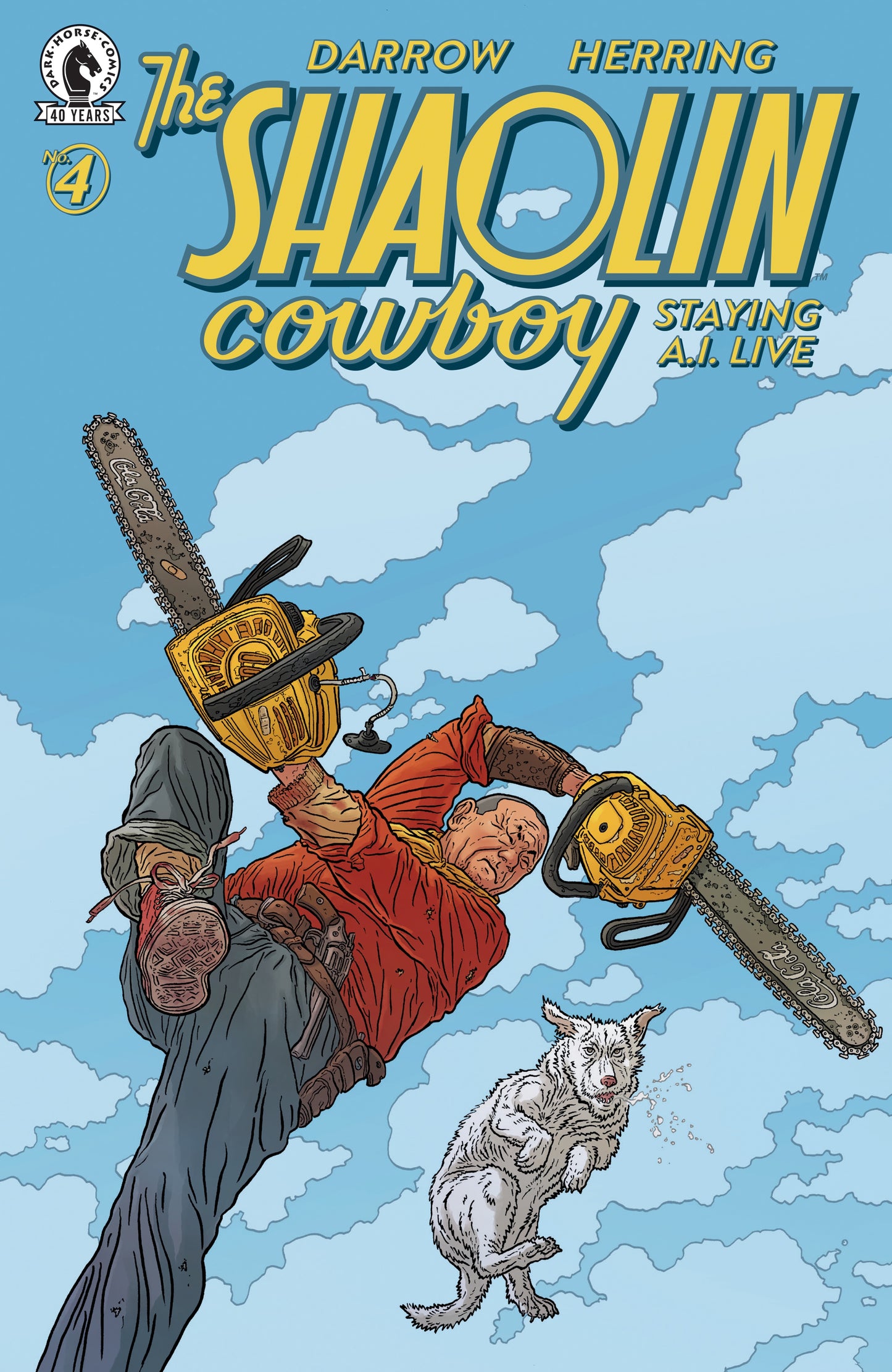 Shaolin Cowboy: Staying A.I.Live #4 (COVER A) (Geof Darrow)