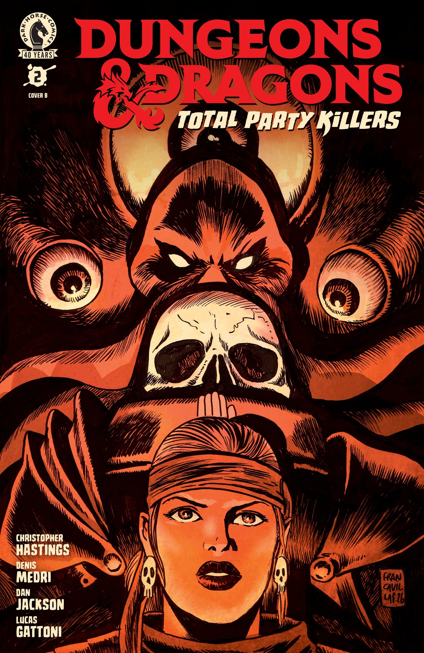 Dungeons & Dragons: Total Party Killers #2 (COVER B) (Francesco Francavilla)