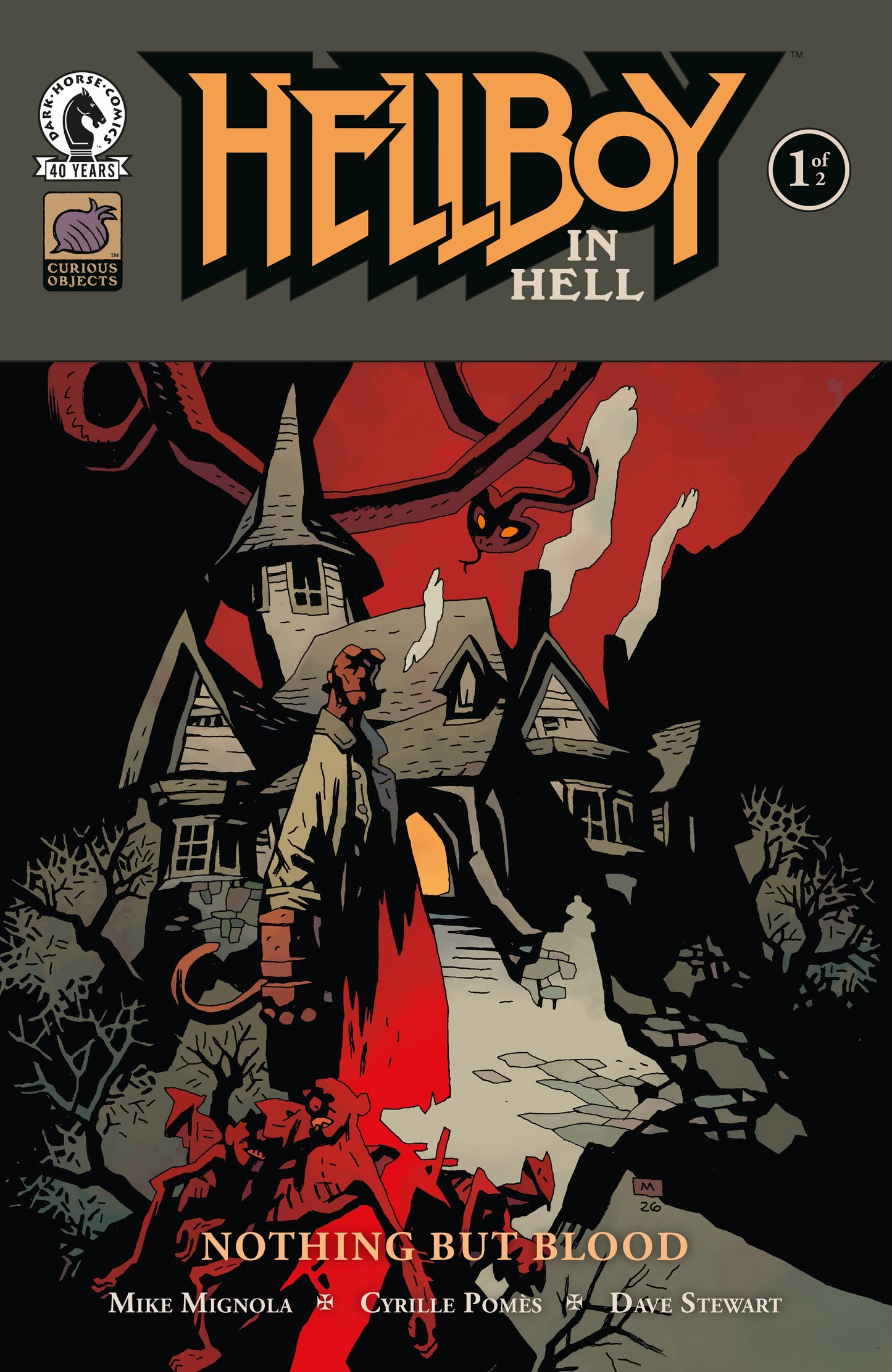 Hellboy in Hell: Nothing But Blood #1 (COVER B) (Mike Mignola)