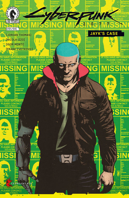 Cyberpunk 2077: Jayk's Case #1 (COVER B) (Jorge Fornes)