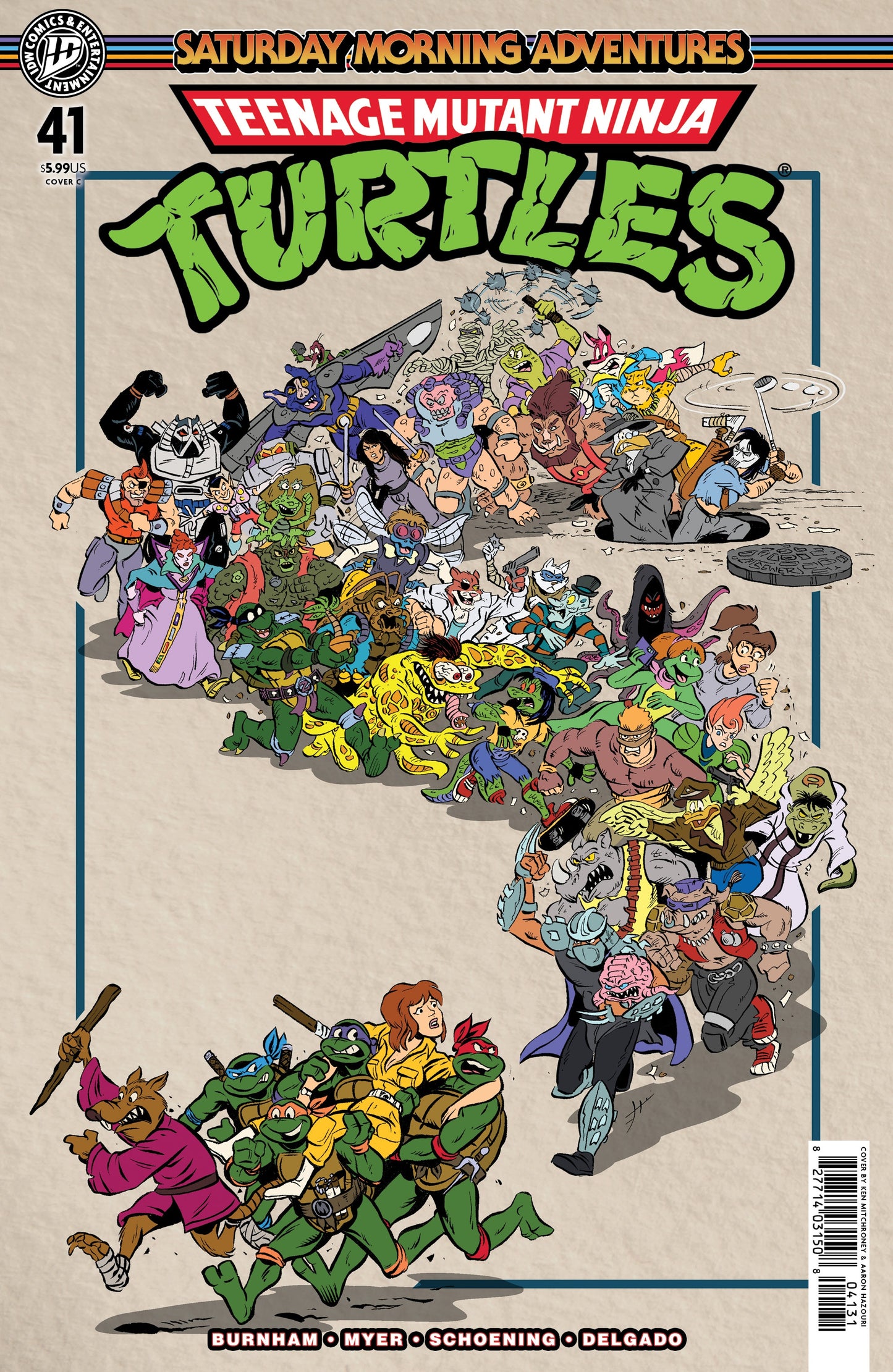 Teenage Mutant Ninja Turtles: Saturday Morning Adventures #41 Variant C (Mitchroney)