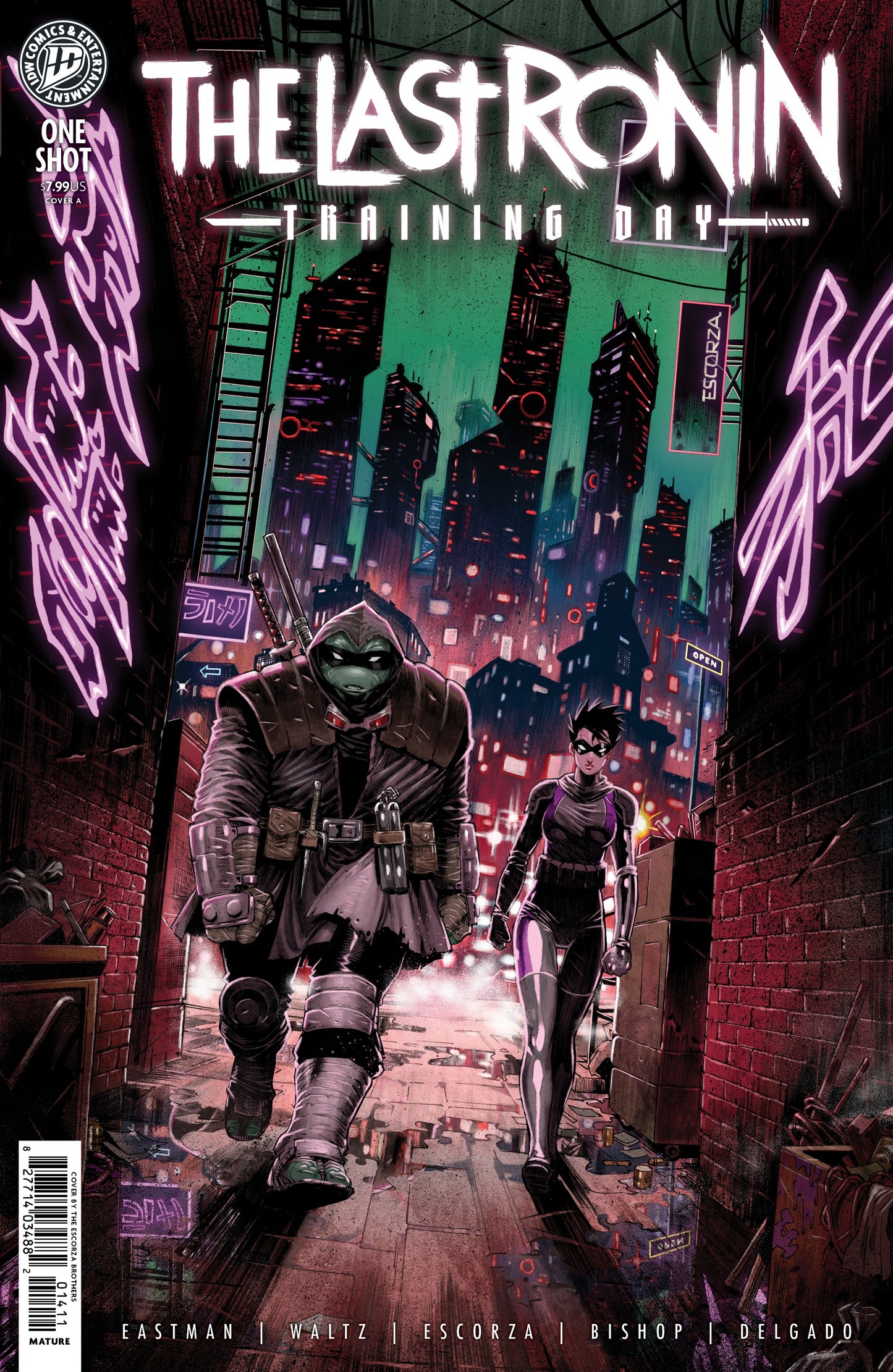 Teenage Mutant Ninja Turtles: The Last Ronin--Training Day Cover A (Escorza Brothers)