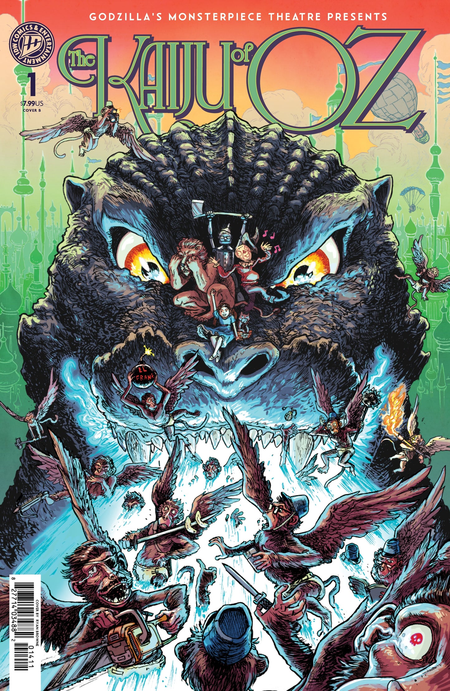 Godzilla: Monsterpiece Theatre Godzilla’s Monsterpiece Theatre Presents: The Kaiju of Oz Variant B (Browne)
