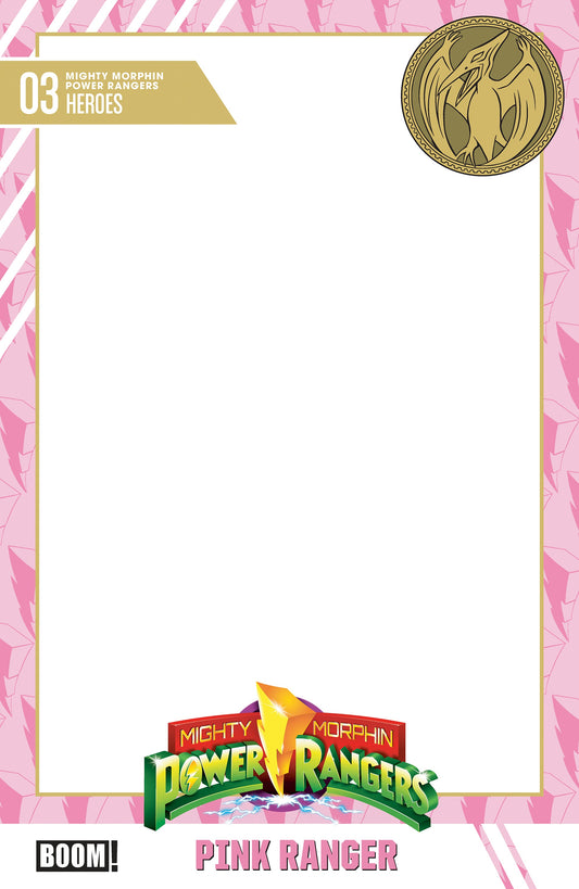 Mighty Morphin Power Rangers (2026) #3 Trading Card Blank Sketch Variant