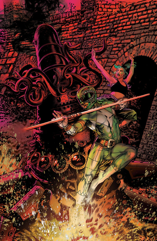 Power Rangers Green #2 Tony Harris Foil Varianr
