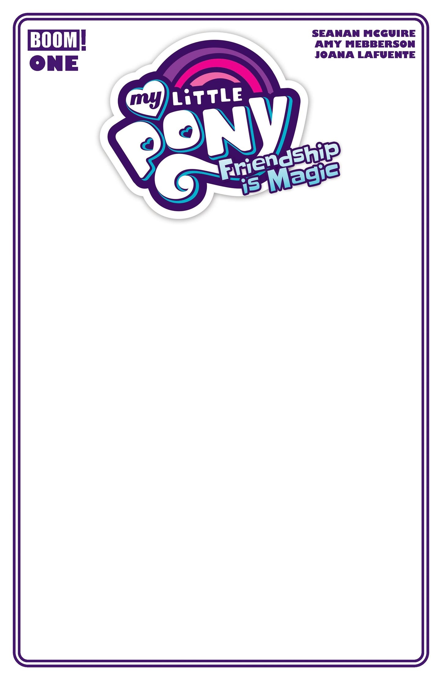My Little Pony: Friendship is Magic (2026) #1 Blank Sketch Variant