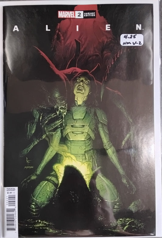 Alien Vol 2 #2 Gary Frank Variant Cover
