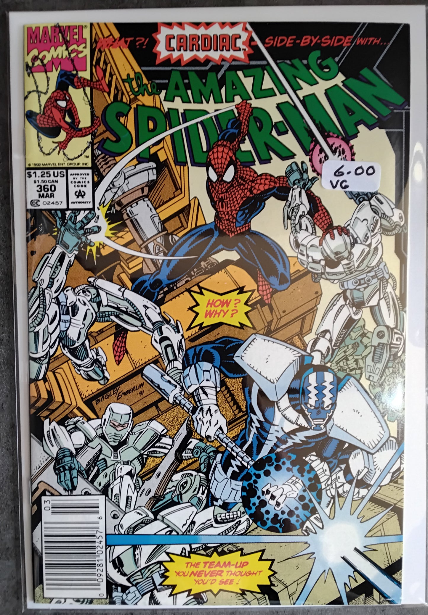 Amazing Spider-Man Vol1 #360 Newsstand Edition (VG)