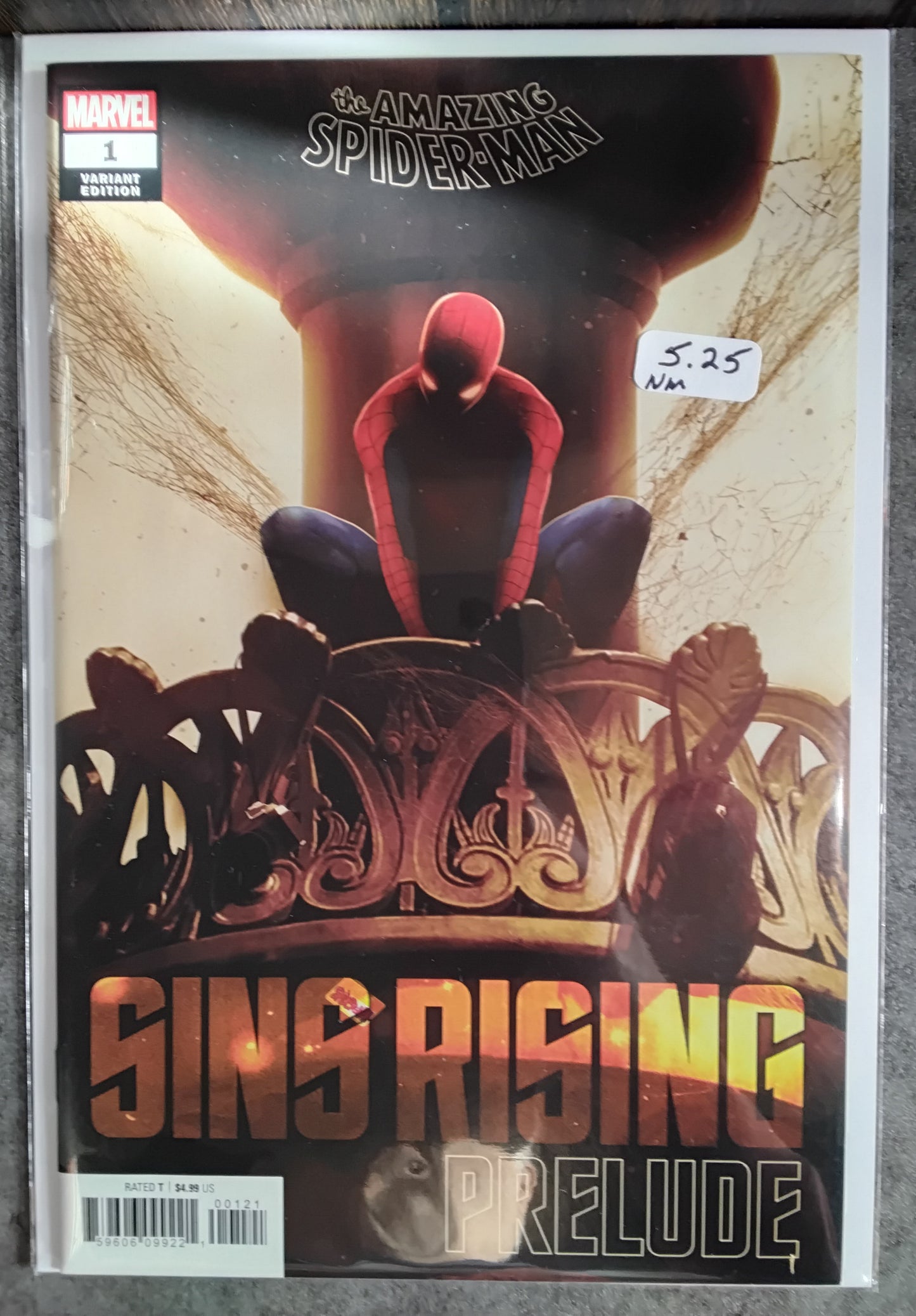 Amazing Spider-Man: Sins Risihg Prelude #1 Boss Logic Variant Cover