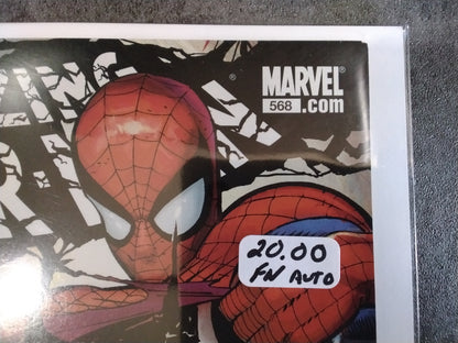 Amazing Spider-Man Vol1 #568 John Romita Jr. Autograph With NO Certificate Of Authenticity