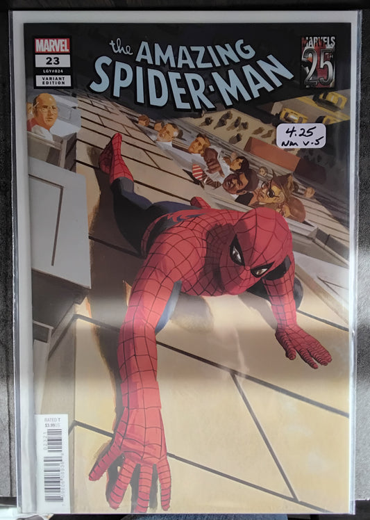 Amazing Spider-Man Vol. 5 #23 Daniel AcuÃ±a Marvel's 25th Variant Cover
