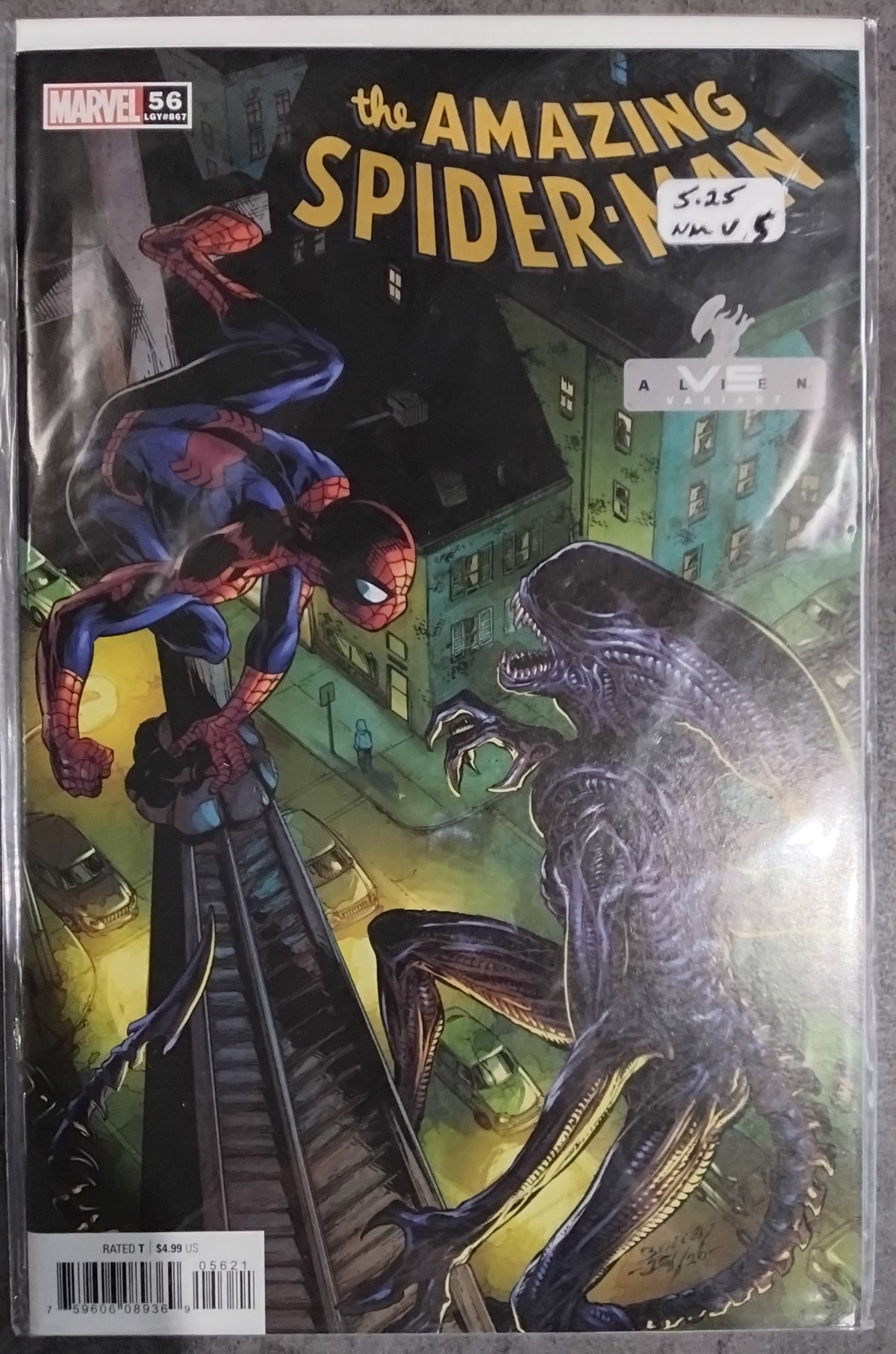 Amazing Spider-Man Vol 5 #56 Mark Bagley & John Dell Variant Cover